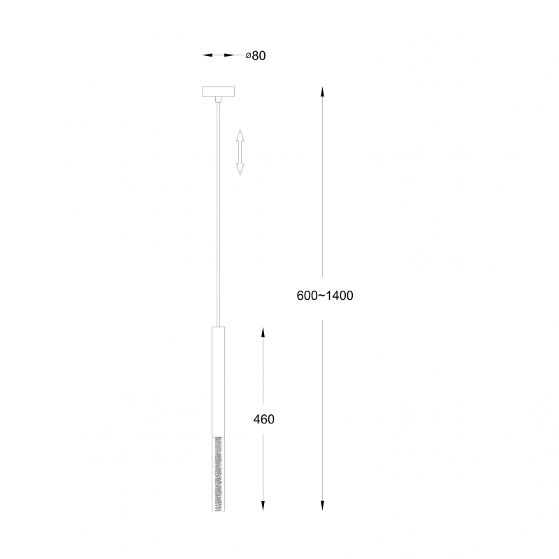 Lampa wisząca ONE P0461-01E-P7P7
