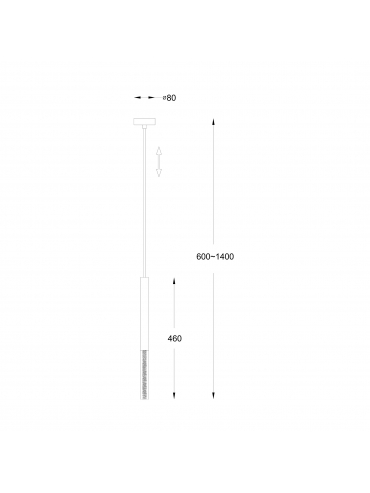 Lampa wisząca ONE P0461-01E-P7P7