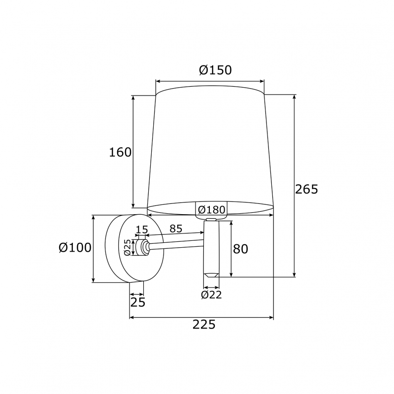 Kinkiet PONTE PLUS 4727