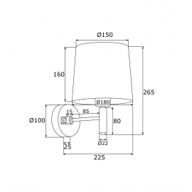 Kinkiet PONTE PLUS 4728