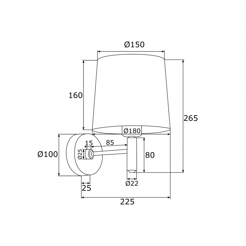 Kinkiet PONTE PLUS 4728