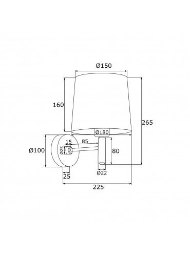 Kinkiet PONTE PLUS 4728
