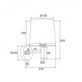 Kinkiet PONTE PLUS 4729