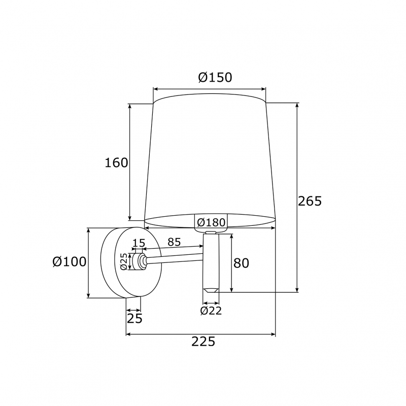 Kinkiet PONTE PLUS 4729