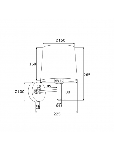 Kinkiet PONTE PLUS 4729