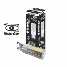 Żarówka LED G9  ZAR4373SLL, 4W, 4000K Flicker Free