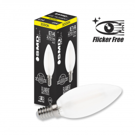 Żarówka LED E14 ZAR4618SLL 4W, 3000K, Flicker Free