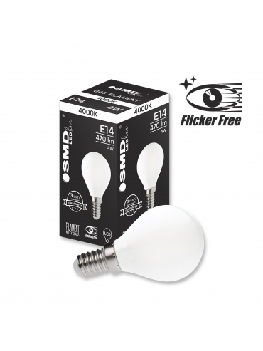 Żarówka LED E14 ZAR4656SLL 4W 4000K, Flicker Free