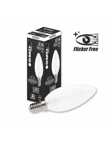 Żarówka LED E14 ZAR4632SLL, 6W, 4000K Flicker Free