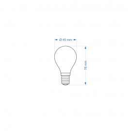 Żarówka LED E14 ZAR4588SLL 6W 3000K, Flicker Free