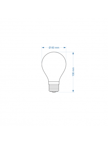Żarówka LED E27 ZAR4564SLL 8W 3000K, Flicker Free