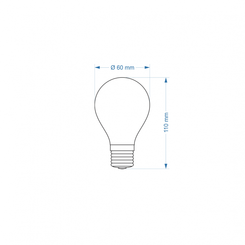 Żarówka LED E27 ZAR4540SLL 12W, 4000K, Flicker Free