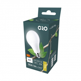Żarówka LED ORO-ATOS-E27-A60-7,5W-WW,  3000K