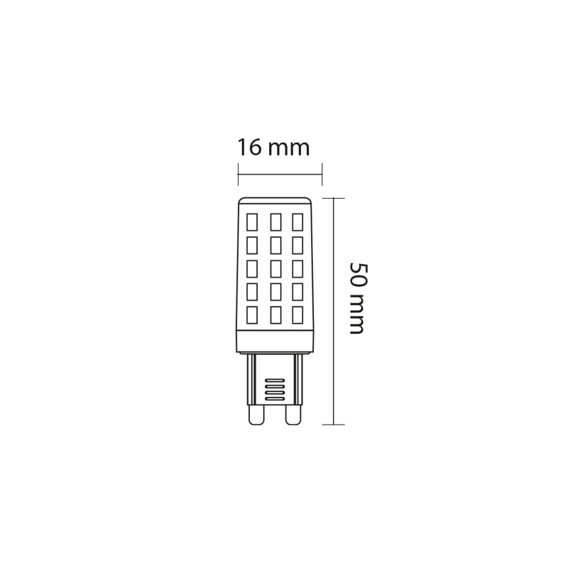 Żarówka LED ORO-G9-OLI-3W-II, 3000K