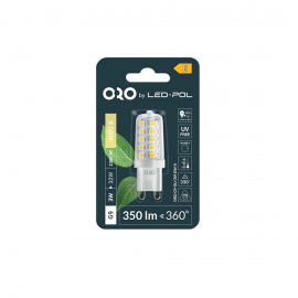 Żarówka LED ORO-G9-OLI-3W-DW-II, 4000K