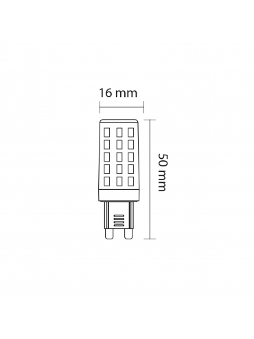 Żarówka LED ORO-G9-OLI-3W-DW-II, 4000K