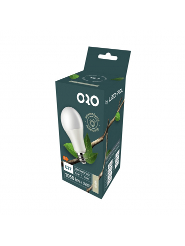 Żarówka LED ORO-ATOS-E27-A60-11W-DW-DIMM, 4000K.