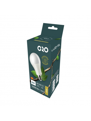 Żarówka LED ORO-ATOS-E27-A60-11W-WW-DIMM, 3000K