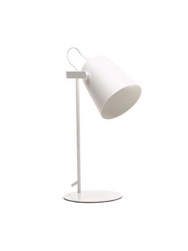 Lampa biurkowa FT-0371-WH  z regulowanym kloszem biała