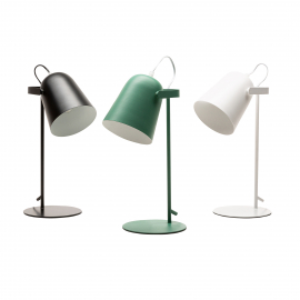 Lampa biurkowa FT-0371-BCK  z regulowanym kloszem czarna