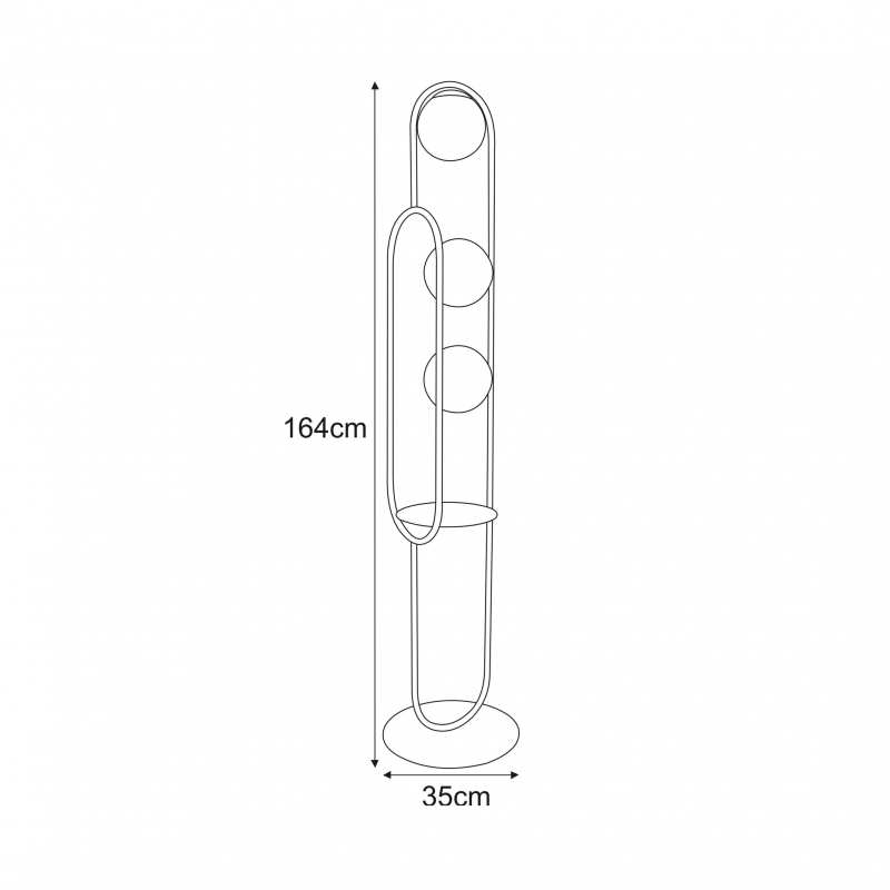 Lampa podłogowa FINESTRA K-4963