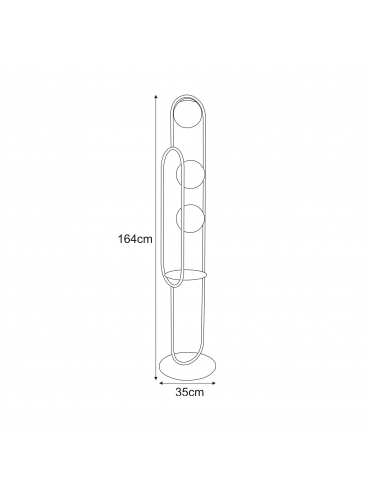Lampa podłogowa FINESTRA K-4963