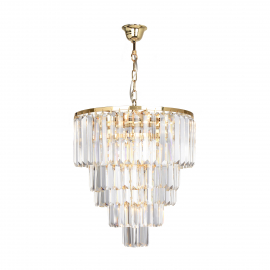Lampa wisząca AMEDEO 17106/6+3+1-GD+CL