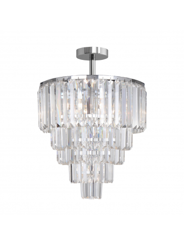 Lampa sufitowa AMEDEO FC17106/6+3+1-CHROME+CL