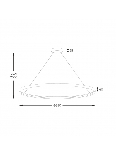Lampa wisząca OAK LA0785