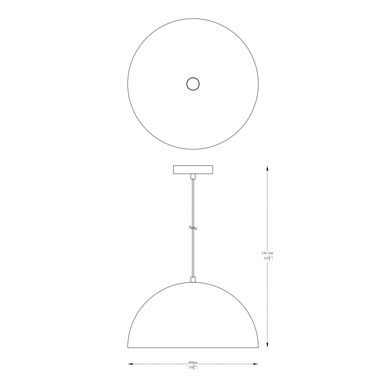 Lampa wisząca VELA A8001XL-WH