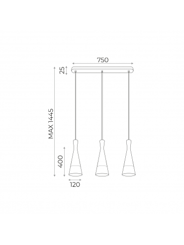 Lampa wisząca CONE 8511303