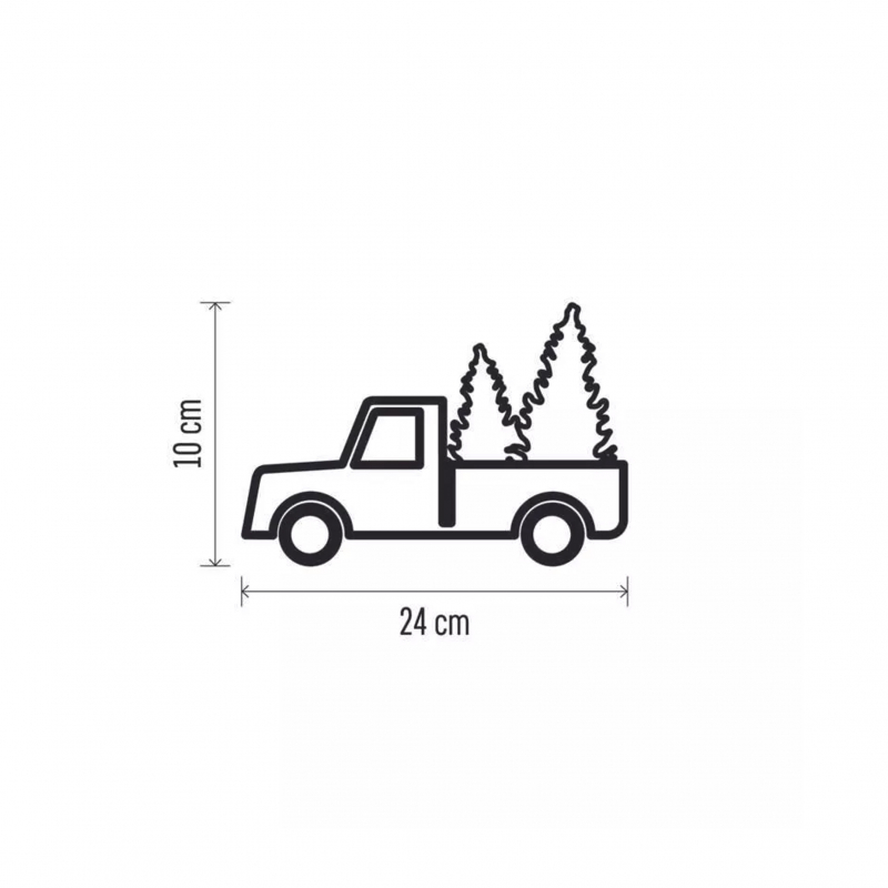 Pick-up z Mikołajem i choinkami DCLW09