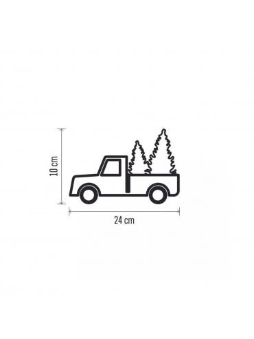 Pick-up z Mikołajem i choinkami DCLW09