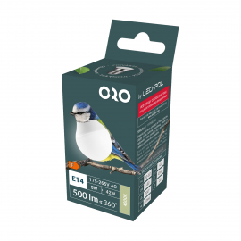 Żarówka ORO-E14-G45-TOTO-5W- DW, 4000K
