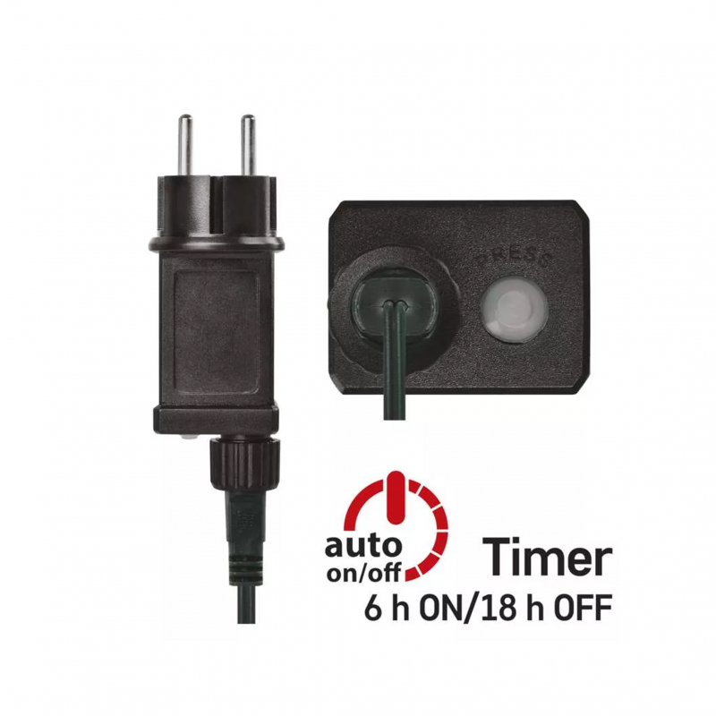 Łańcuch D3AW11 nano łezki, frędzle, ciepła biel IP20