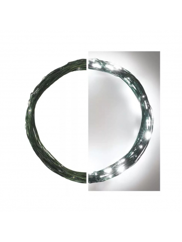Łańcuch D3AC04, nano łezki, zimna biel IP44