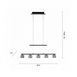 Lampa wisząca HYDRA 2209-18