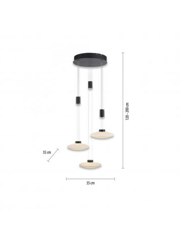 Lampa wisząca LAUTADA 2082-18