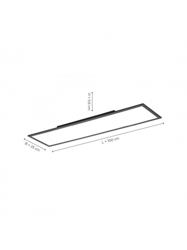 Lampa sufitowa FLAT 16533-18-O