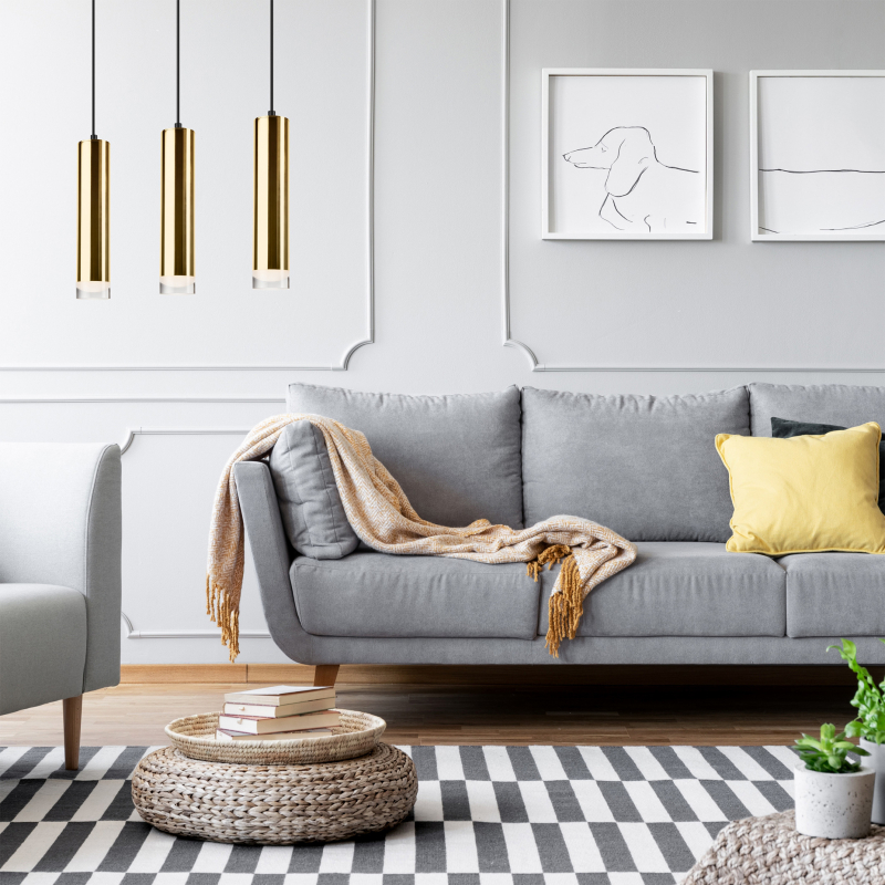 Lampa wisząca DIEGO LM-3.124 złoto