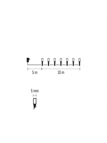 Łańcuch D4AL05, 2w1, IP44