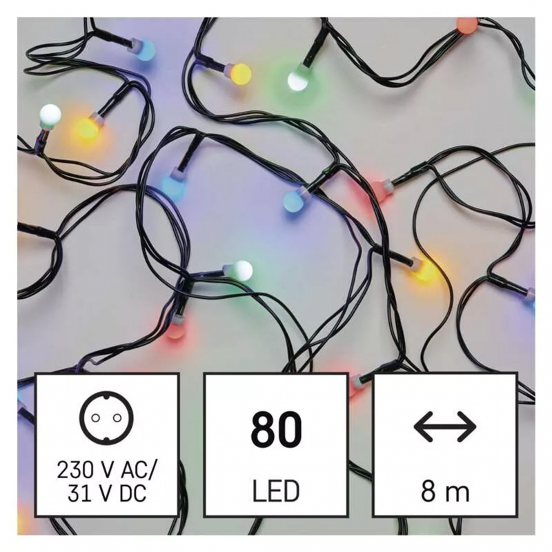 Łańcuch D5AM05, kulka, multicolor, IP44