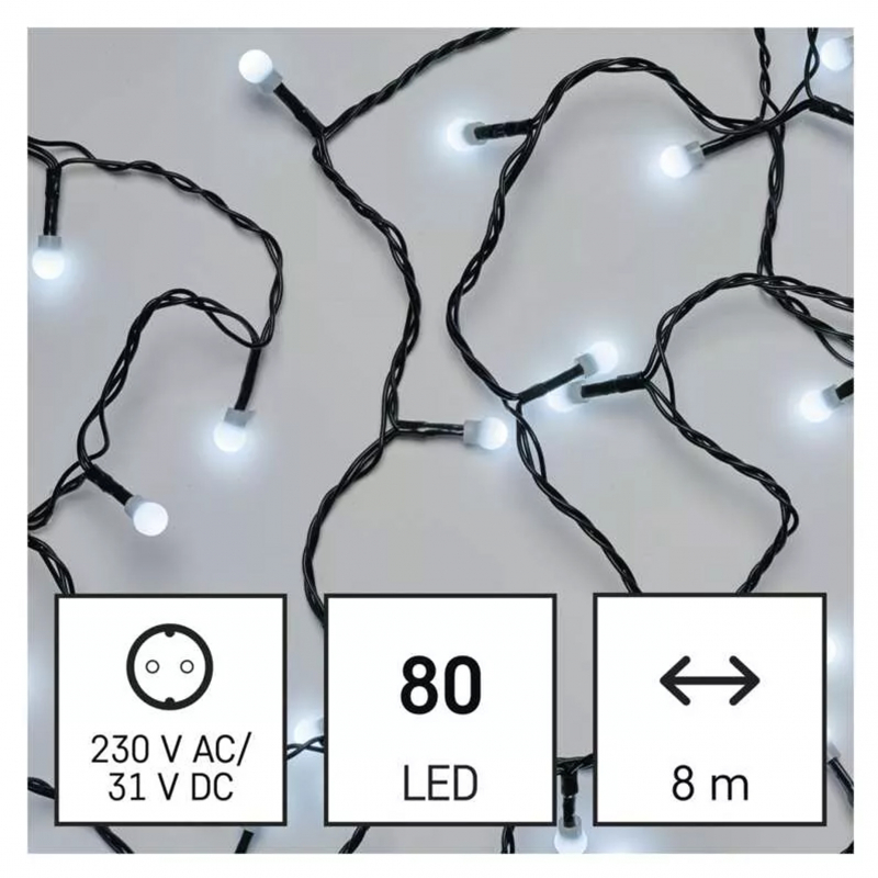 Łańcuch D5AC02, kulka, zimna biel, IP44