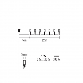 Łańcuch D4AL06, 2w1, IP44