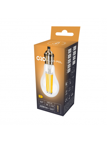 Żarówka ORO-E27-A67-FL-CLARO-16W-DW, 4000K