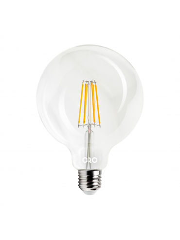 Żarówka ORO-E27-G125-FL-CLARO--8W-WW, 2700K