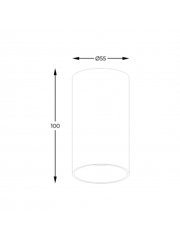 Spot TUBA SL 1 WHITE 92679-N