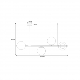 Lampa sufitowa VUELTA K-4736