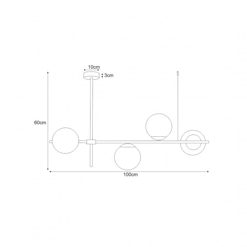 Lampa sufitowa VUELTA K-4736