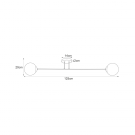 Lampa sufitowa ISLA K-4913